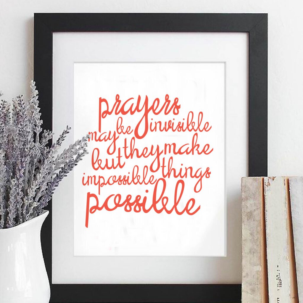 invisible prayes mockup